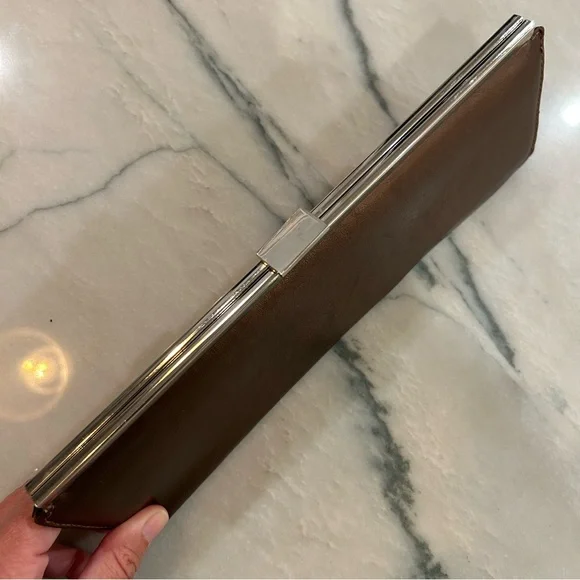 Vintage Chinese Laundry Two-Tone Leather Wallet Clutch – Y2K Era - Picture 2 of 15